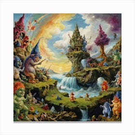 Trolls Canvas Print