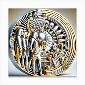 Egyptian Art Deco 8 Canvas Print