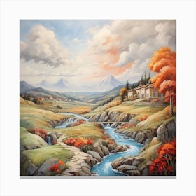 Autumn Landscape Canvas Print