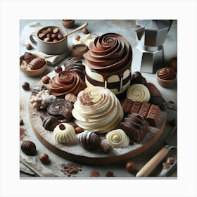 Chocolate Typhoon 3 Canvas Print