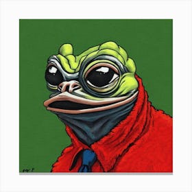 Star Wars Frog Canvas Print