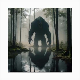 Swamp Monster 5 Canvas Print