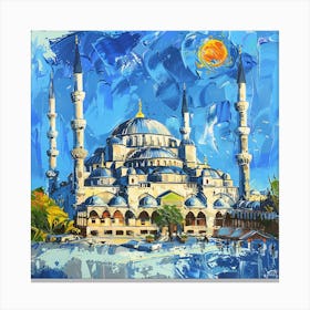 Blue Mosque 14 Canvas Print