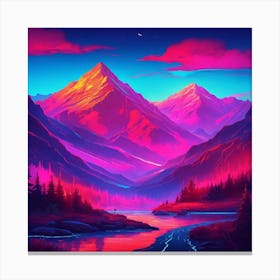 Landscape Painting Canvas Print