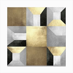 Golden geometry 12 Canvas Print