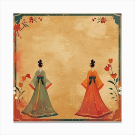 Chinese Women Canvas Print