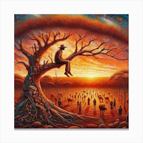 Outback 'The Tree Of Life' Canvas Print