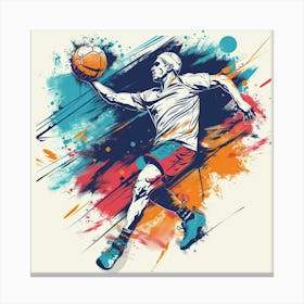 Basketball Player 3 Canvas Print