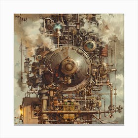 Steampunk 5 Canvas Print