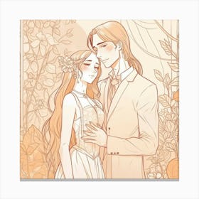 Fairytale Wedding Canvas Print