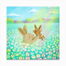 Bunny Family Canvas Print