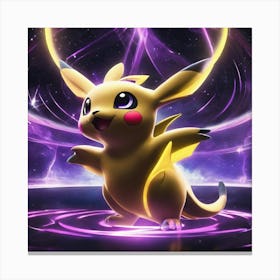 Pokemon Pikachu 19 Canvas Print