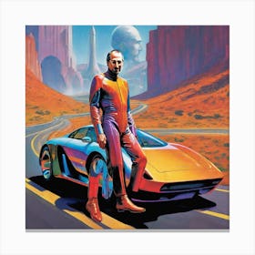 Futuristic Man 159 Canvas Print