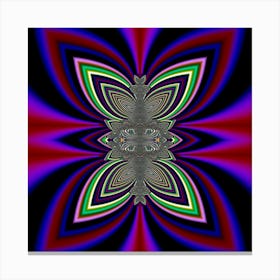 Abstract Artwork Fractal Background Pattern Canvas Print