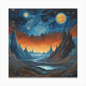 'Solar Eclipse' Canvas Print