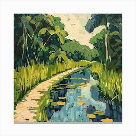 Path Through The Jungle 1 Canvas Print