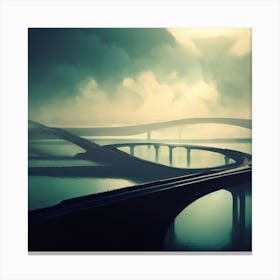 Bridges In The Sky Canvas Print