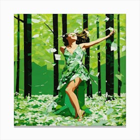 Green Forest Canvas Print