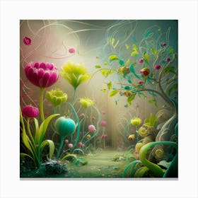 A Whimsical And Enchanting Abstract Background Sho A2a5jnzctw63benpqw6uoa Y4fxnvw2rrwezlqwht9jvq Canvas Print