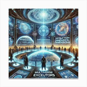 A Depiction Of The Multiverse Executors, High Rank Canvas Print