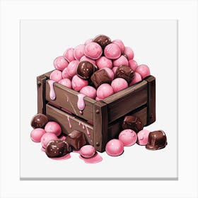 Candy Crate Canvas Print