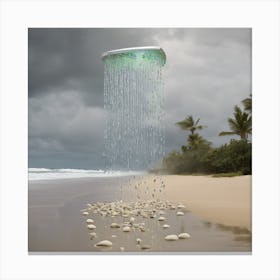 Lloviendo Piedras 1 Canvas Print