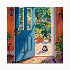 Blue Door 6 Canvas Print