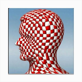 Checkered Head Lienzo