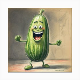 Pickle 9 Canvas Print