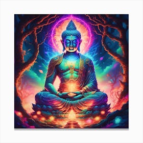God Buddh in meditation position Canvas Print