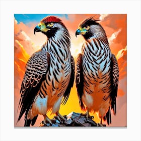 Two Eagles 1 Canvas Print