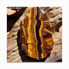 Tiger'S Eye Crystal Canvas Print