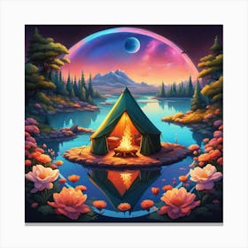 Campfire Canvas Print