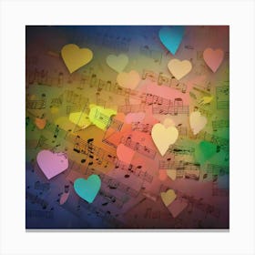 Firefly Love Notes Background 43065 Canvas Print