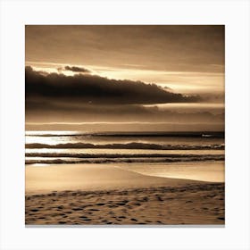 Sunset On The Beach 847 Canvas Print