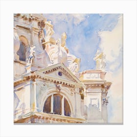 The Salute Venice Square Canvas Print