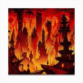 Eternal Flames Canvas Print