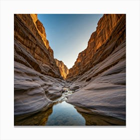 Canyon In Jordan Canvas Print