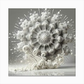 3d Paper Art 1 Canvas Print