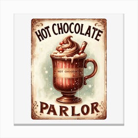 Hot Chocolate Parlor Canvas Print