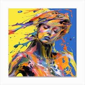 Splatter Painting 3 Canvas Print