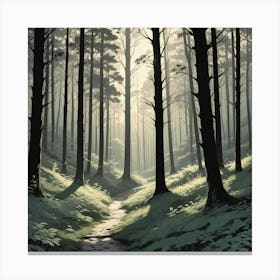 Forest Path 14 Canvas Print