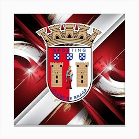 S.C. Braga Logo Wall Art 11 Canvas Print