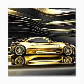 Gold Bmw Z8 Canvas Print
