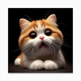 Cute Cat 4 Canvas Print