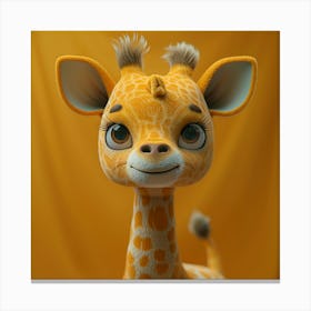 Cute Giraffe 17 Canvas Print