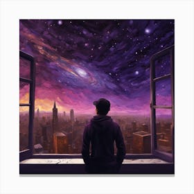 Galaxy View Canvas Print