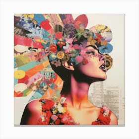 Rainbow Collage 2 Canvas Print