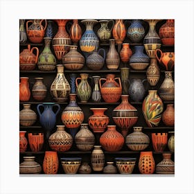 Many Vases Canvas Print