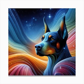 Doberman Canvas Print